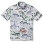 Hanauma Bay Light Grey Hawaiian Shirt