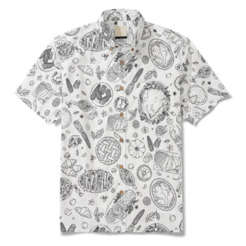 Harvest Sketch Hawaiian Shirt