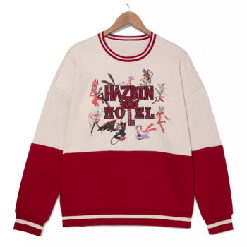 Hazbin Hotel Characters Panel Ugly Sweater