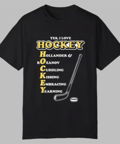 I Love Hockey Acronym T-Shirt