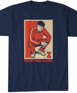 Illinois Basketball Track Suit Coach Underwood T-Shirt