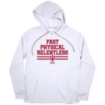Indiana Football Fast Physical Relentless T-Shirt