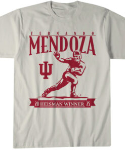 Indiana Football Fernando Mendoza Heisman Trophy Shirt