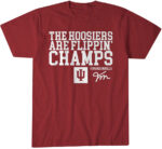 Indiana Football Fernando Mendoza The Hoosiers Are Flippin’ Champs T-Shirt