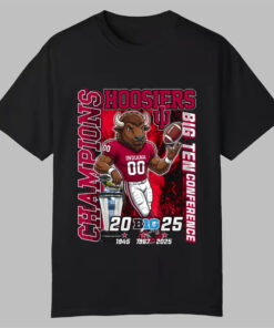 Indiana Hoosiers 2025 Champions Big 10 Conference Shirt