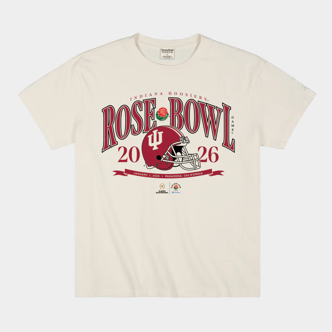 Indiana Hoosiers 2026 Rose Bowl T-Shirt Indiana Hoosiers 2026 Rose Bowl T-Shirt