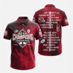 Indiana Hoosiers Big Ten Conference 2025 Champions Polo Shirt