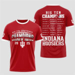Indiana Hoosiers Big Ten Conference Champions 2025 T-Shirt