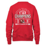 Indiana Hoosiers Crimson 2025 Big Ten Football Champions Score T-Shirt