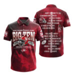 Indiana Hoosiers Football 2025 Championship Game Big Ten Polo Shirt