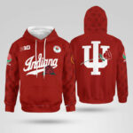 Indiana Hoosiers Football Helmet 2026 Rose Bowl Hoodie