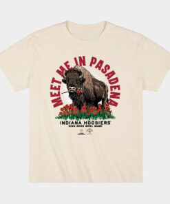 Indiana Hoosiers Meet Me in Pasadena 2026 Rose Bowl Game T-Shirt