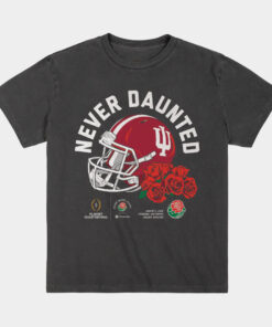 Indiana Hoosiers Never Daunted 2026 Rose Bowl T-Shirt