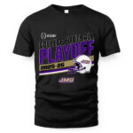 JMU Football 2025 CFP Stripe Shirt