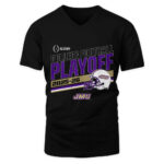 JMU Football 2025 CFP Stripe Shirt