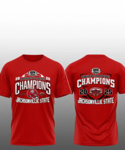 Jacksonville State Gamecocks 2025 Conference USA Champions 2025 Football T-Shirt