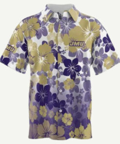 James Madison Dukes Football Hawaiian Shirt