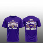 James Madison Dukes Sun Belt Champions 2025 Football T-Shirt