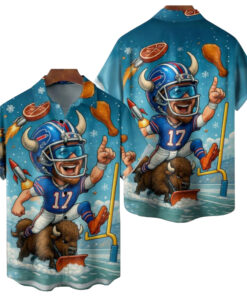 Josh Allen Buffalo Football Hawaiian Shirt