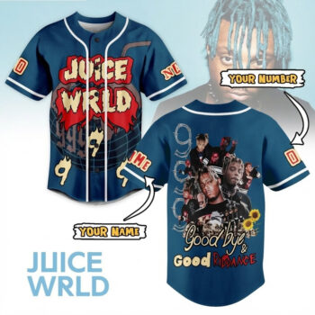 Juice WRLD Good By And Good Riddance Personalized Baseball Jersey