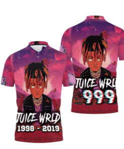 Juice Wrld 999 Legend Never Die Album Chibi Color Polo Shirt