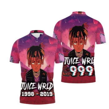Juice Wrld 999 Legend Never Die Album Chibi Color Polo Shirt