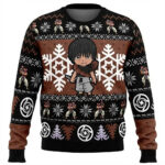 Jujutsu Kaisen Chibi Toji Fushiguro Ugly Christmas Sweater