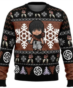 Jujutsu Kaisen Chibi Toji Fushiguro Ugly Christmas Sweater