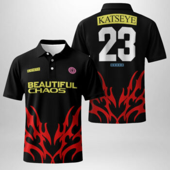 Katseye Merch The Beautiful Chaos Tour 2025 Polo Shirt