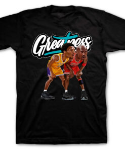 Kobe Bryant and Michael Jordan Retro 11 Gamma Blue Greatness Shirt