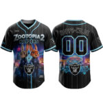 Las Vegas Raiders x Zootopia 2 Wilde Hopps Baseball Jersey 2025 1 Las Vegas Raiders x Zootopia 2 Wilde Hopps Baseball Jersey 2025