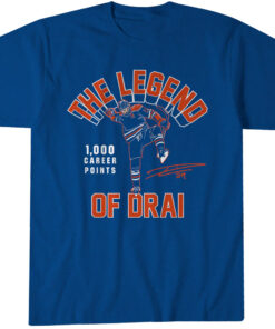 Leon Draisaitl The Legend of Drai 1,000 Career Points T-Shirt