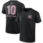 Lionel Messi Inter Miami CF 2025 Major League Soccer Cup Champions Name & Number T-Shirt