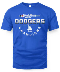 Los Angeles Dodgers Royal 2025 World Series Champions Jersey Roster T-Shirt