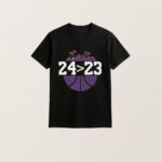 Los Angeles Lakers 24 Over 23 Shirt Kobe Bryant Over Lebron James Shirt