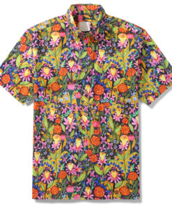 Mango Flower Fusion By Sharon Nullmeyer Hawaiian Shirt