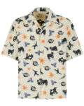Marni Print Poplin Bowling Hawaiian Shirt