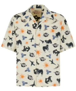 Marni Print Poplin Bowling Hawaiian Shirt
