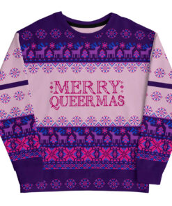Merry Queermas Ugly Christmas Sweater 2025