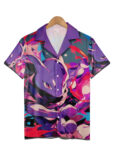 Mewtwo Pokemon Hawaiian Shirt