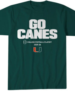 Miami Football 2025 CFP Team Slogan T-Shirt