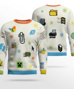 Microsoft Windows Ugly Christmas Sweater 2025