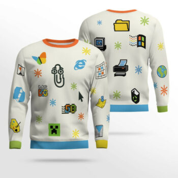 Microsoft Windows Ugly Christmas Sweater 2025