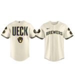 Milwaukee Brewers Mr Baseball Bob Uecker Patch Baseball Jersey