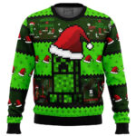 Minecraft Creeper Ugly Christmas Sweater
