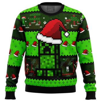 Minecraft Creeper Ugly Christmas Sweater