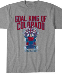 Nathan MacKinnon Goal King of Colorado T-Shirt