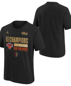 National Basketball Association Cup 2025 Champions New York Knichs Locker Room T-Shirt