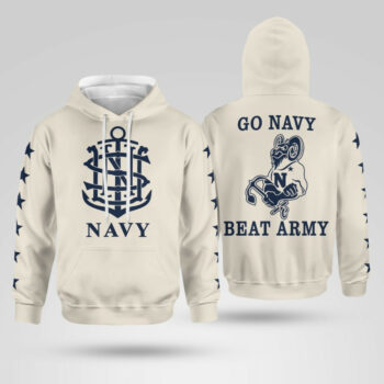Navy Midshipmen Go Navy Beat Army Hoodie