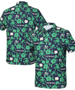 Navy Notre Dame Fighting Irish Pua Performance Polo